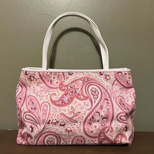 Etro Pink Paisley Tote Bag